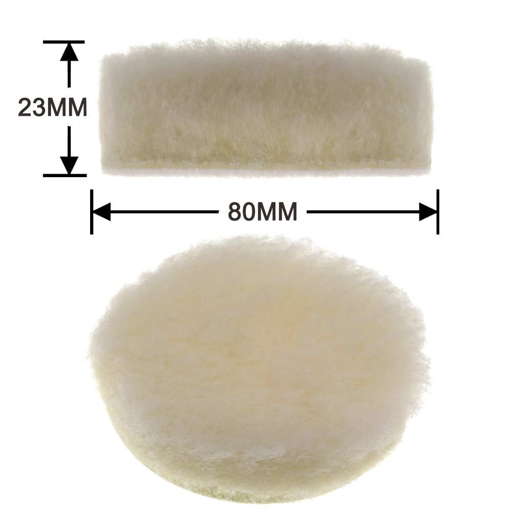 8Pcs/Set 3 Inch Car Polishing Pads Kit Clean Sponge Waxing Wheel Wool Ball Accessory Auto Backer Pad Care Headlight Repair |