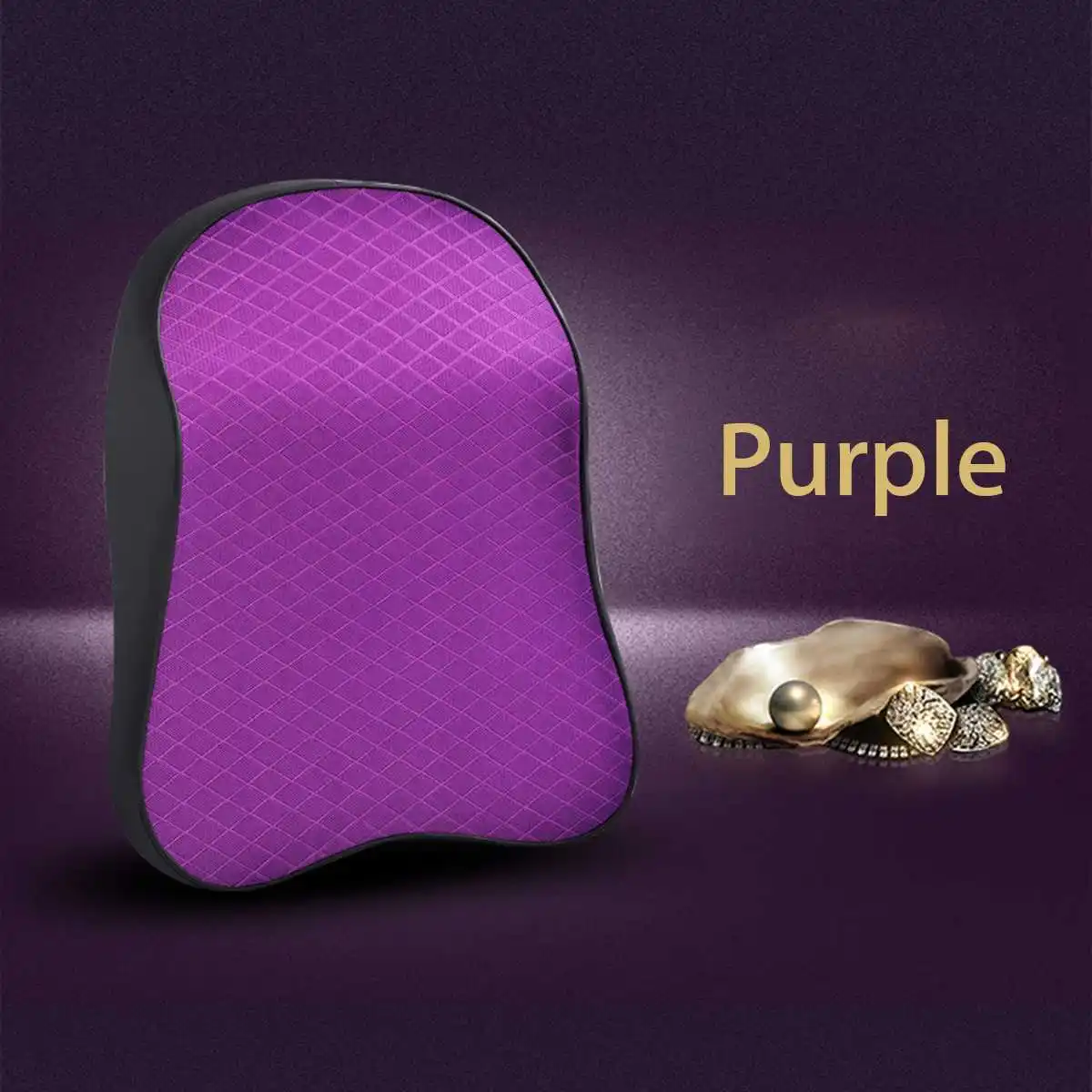 3D Memory Foam Car Neck Pillow Head Rest Soft Breathable Seat Headrest Pad Neck Rest Seat Headrest Accessories Massage Cushion