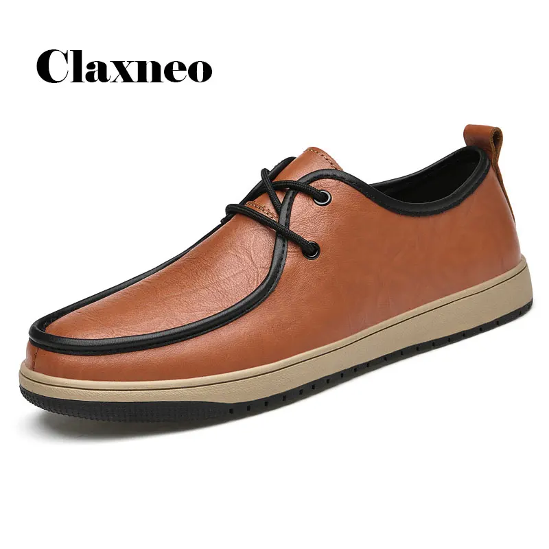 

Man Shoes Genuine Leather 2021 Spring Autumn Men's Derby Shoe Brown Black Design Leisure Footwear Handmade High Quality Casual