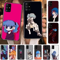 sally face game phone case hull for samsung galaxy a50 a51 a20 a71 a70 a40 a30 a31 a80 e 5g s black shell art cell cove