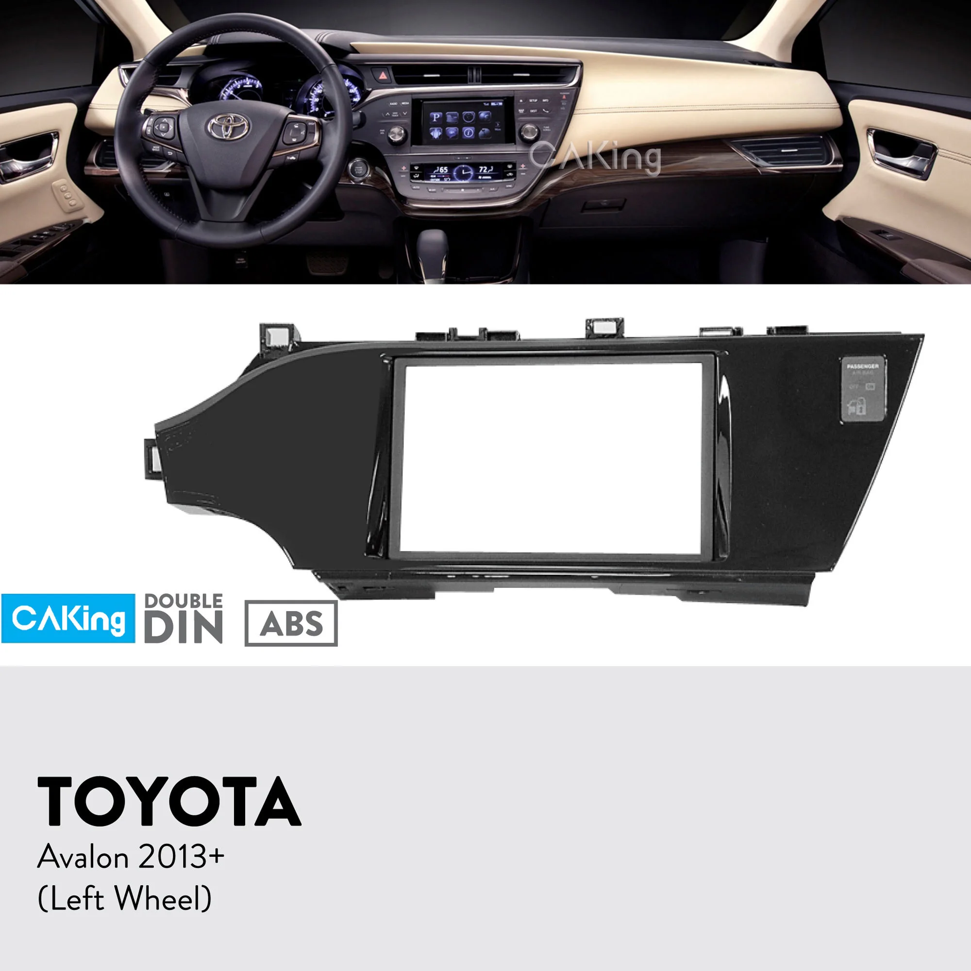 Автомобильная радиопанель Fascia Для Toyota Avalon 2013 + (левое колесо) комплект для