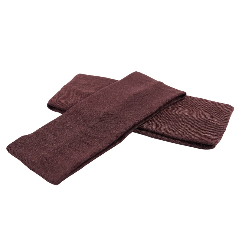 2pcs fashion women cotton yoga hair band sports sweat lady headband popular accessories dark brown | Спорт и развлечения