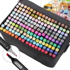 Спиртовые чернильные маркеры TOUCHNEW Перманентная кисть Двойные наконечники 30406080 цветов набор профессиональных художественных маркеров для рисования художественного дизайна