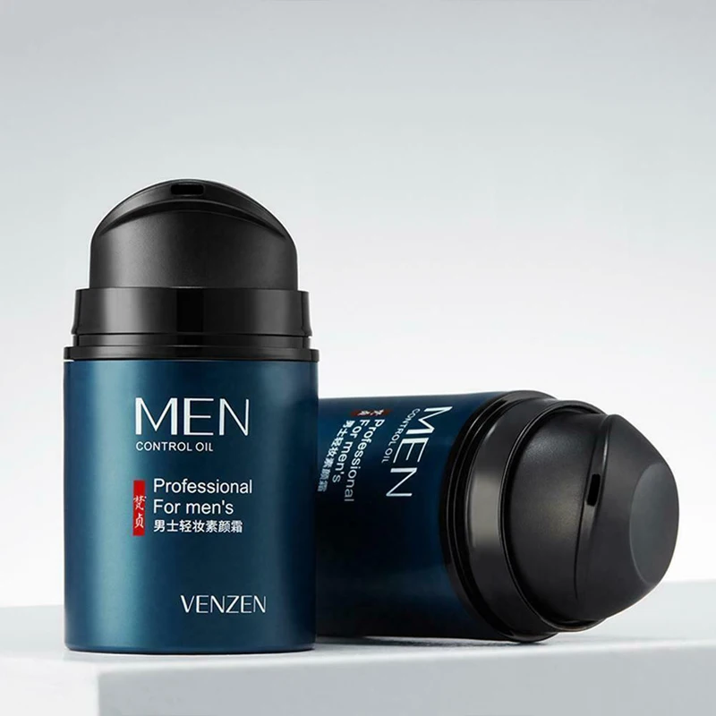 

50g Men's makeup cream brighten lasting moisturizing nourish lazy face cream concealer isolation cream natural nude makeup