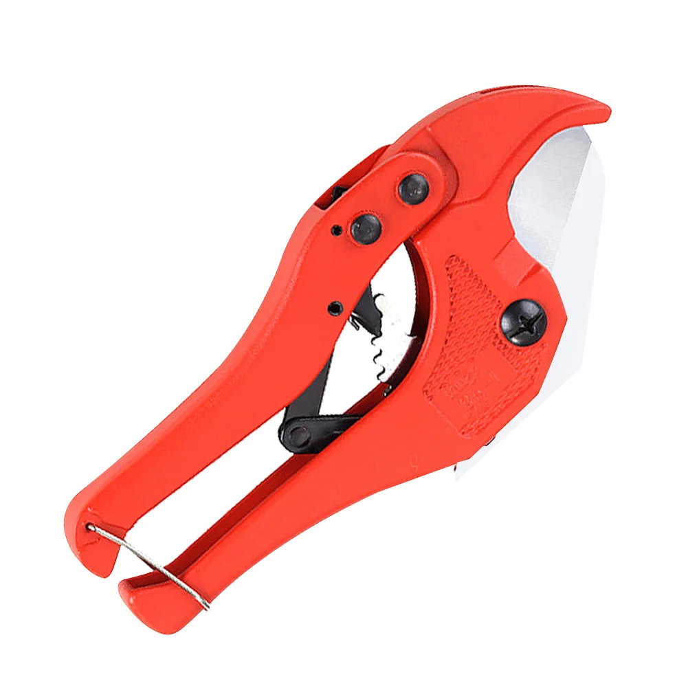 

PVC Pipe Cutter Aluminum Alloy Body Ratchet Scissors Tube Cutter PU/PP/PE Hose Cutting Hand Tools Hose Plastic Pipe Scissor