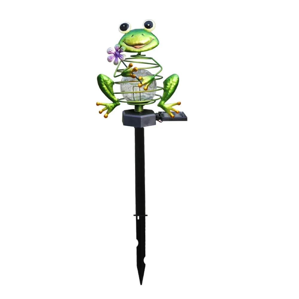 

Garden Solar Light Outdoor Waterproof Spring Stake Light Auto On/Off Night Decorative Lamp for Courtyard Lawn Patio Path
