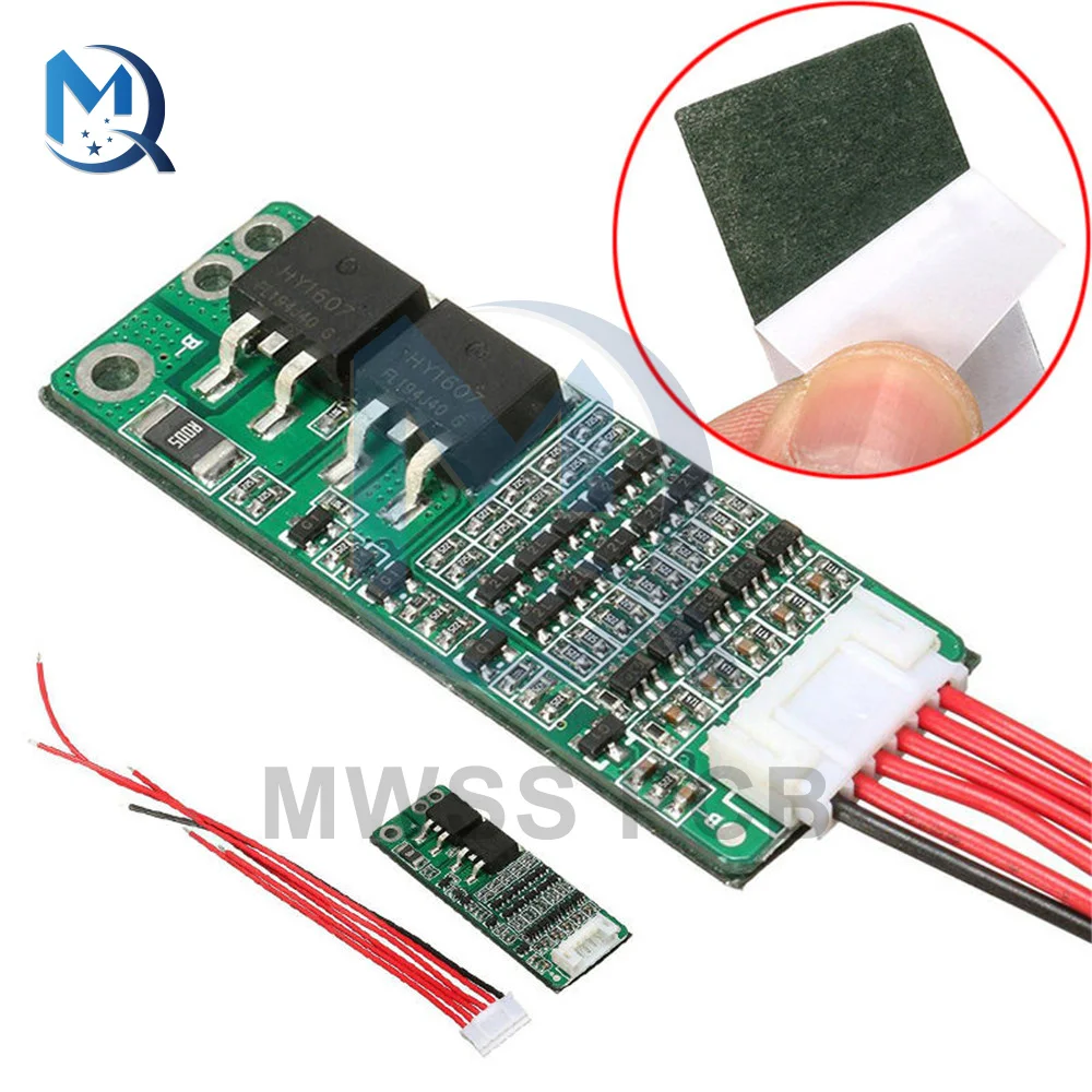 

18650 Li-ion Lithium Battery Charger PCB BMS 1S 2S 3S 4S 5S 6S 3A 15A 20A 30A Protection Board For Drill Motor Lipo Cell Module