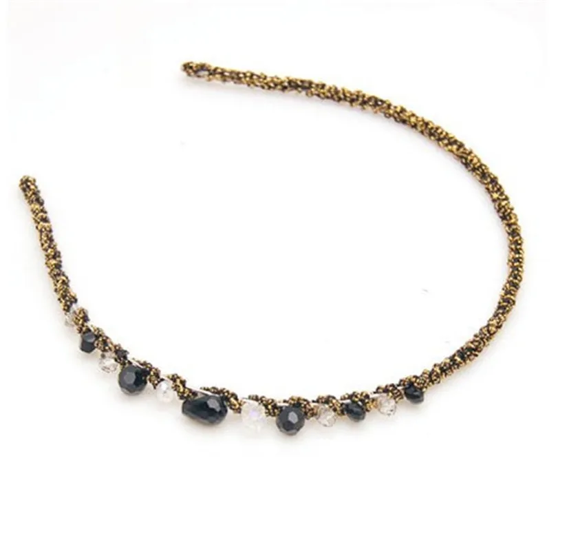 Повязка для волос с радужными кристаллами повязка на голову Aurstria стразы