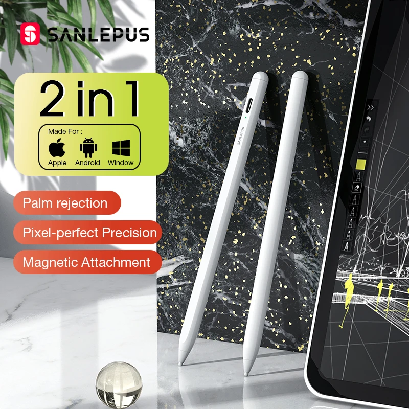 Универсальный стилус SANLEPUS для iPad планшетов Android телефонов сенсорный карандаш Apple