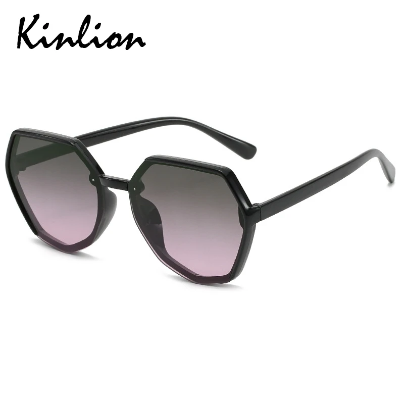 Женские многоугольные солнцезащитные очки Kinlion винтажные нестандартные мужские
