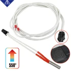 Детали для 3D-принтера Mellow, нагревательная трубка 12 В24 В 50 Вт, высокая температура 6*1822 мм, картридж нагревателя для NF-Crazy Hotend Mosmax V6