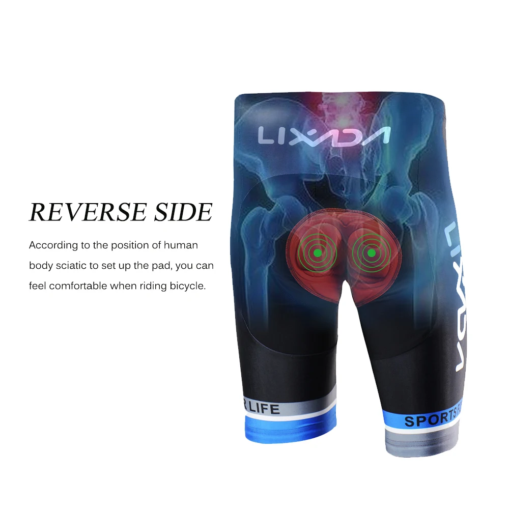 

Cycling Jersey Set Breathable Quick Dry Comfortable Short Sleeve Jersey with Padded Short Cycling Clothing Set Riding Sportswear