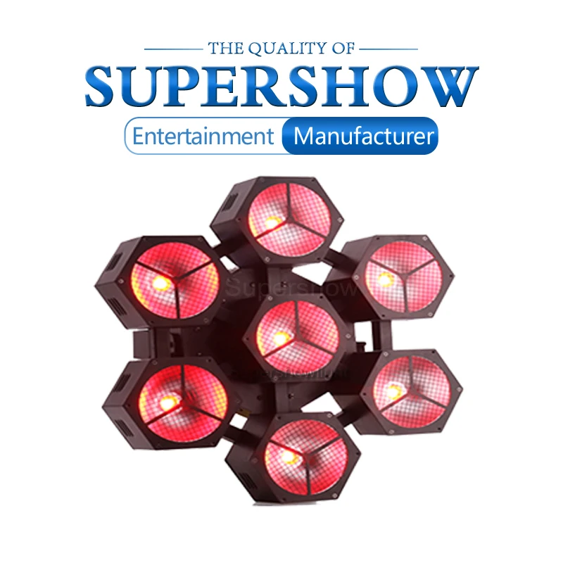 7*40 Вт COB светодиодный сценический эффект семь голов Ретро подвесные светильники