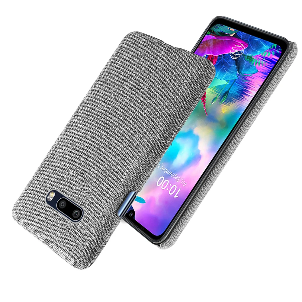 Тканевый кожаный чехол для LG V50S V50 V60 V40 G8X G8S G7 G8 ThinQ Stylo 5 6 Velvet V30 S K61 K51S K41S K50 Q60 тонкий