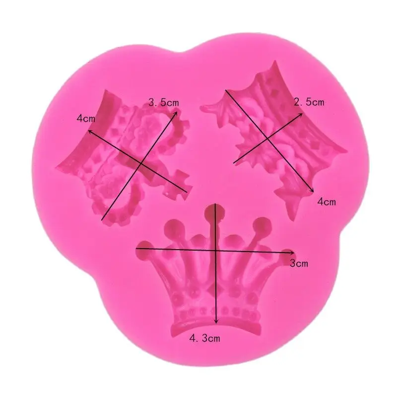

Imperial Crown Shape Silicone Mold for DIY Chocolate Candy Pastry Dessert Decoration Fondant Mould Kitchenware Baking Tool