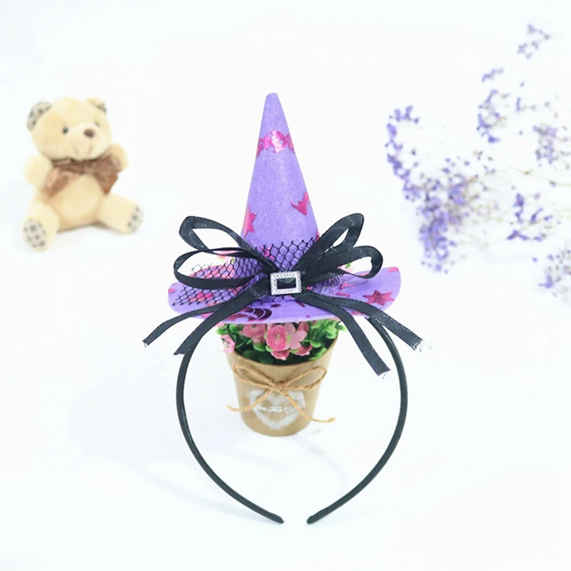 Детская Милая повязка на голову Хэллоуин заколка для волос в виде тыквы