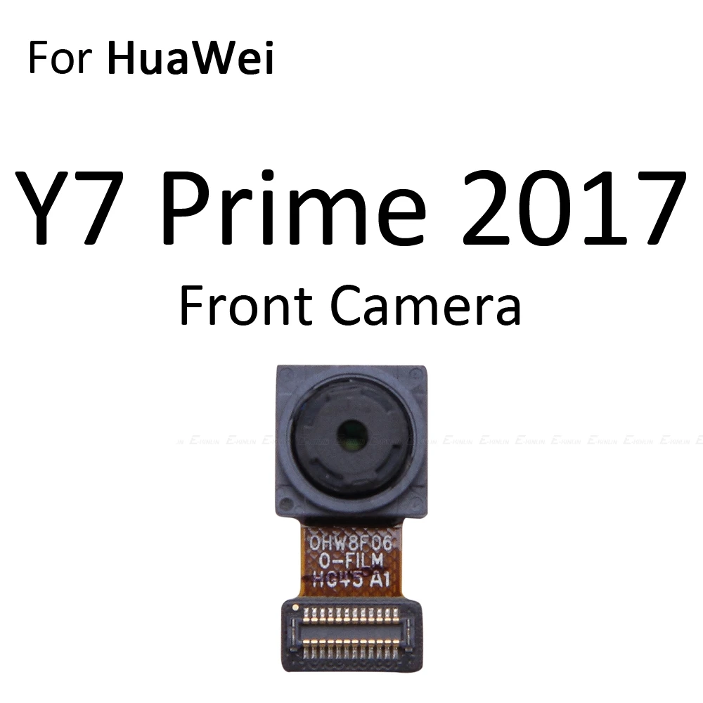 

Front Facing Selfie & Back Rear Main Camera Small Big Module Ribbon Flex Cable For HuaWei Y7 Prime Y6 Pro Y5 GR5 2017 2018