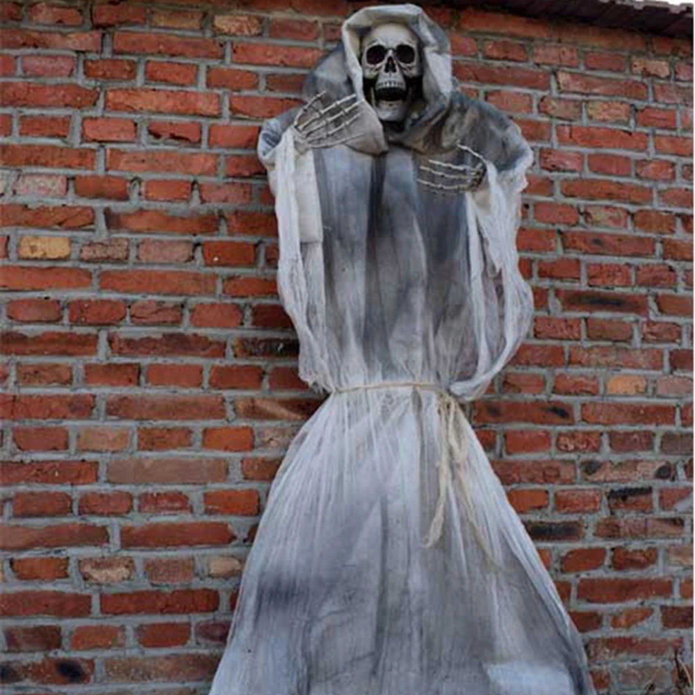 Molezu скелет череп на Хэллоуин висит призрак орнамент Опора DIY вечерние бытовых