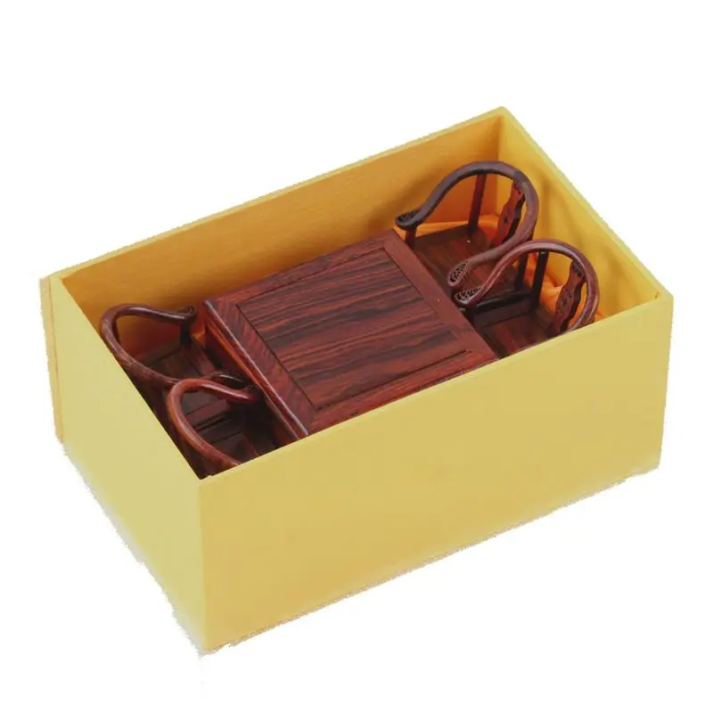 

Solid Wood Carving Craft Gift Chinese Antique Ming And Qing Miniature Furniture