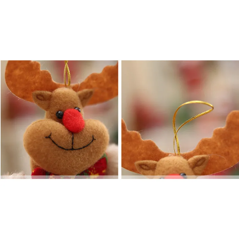 Рождественская елка украшения Подвески стене висит кукла для рождественской