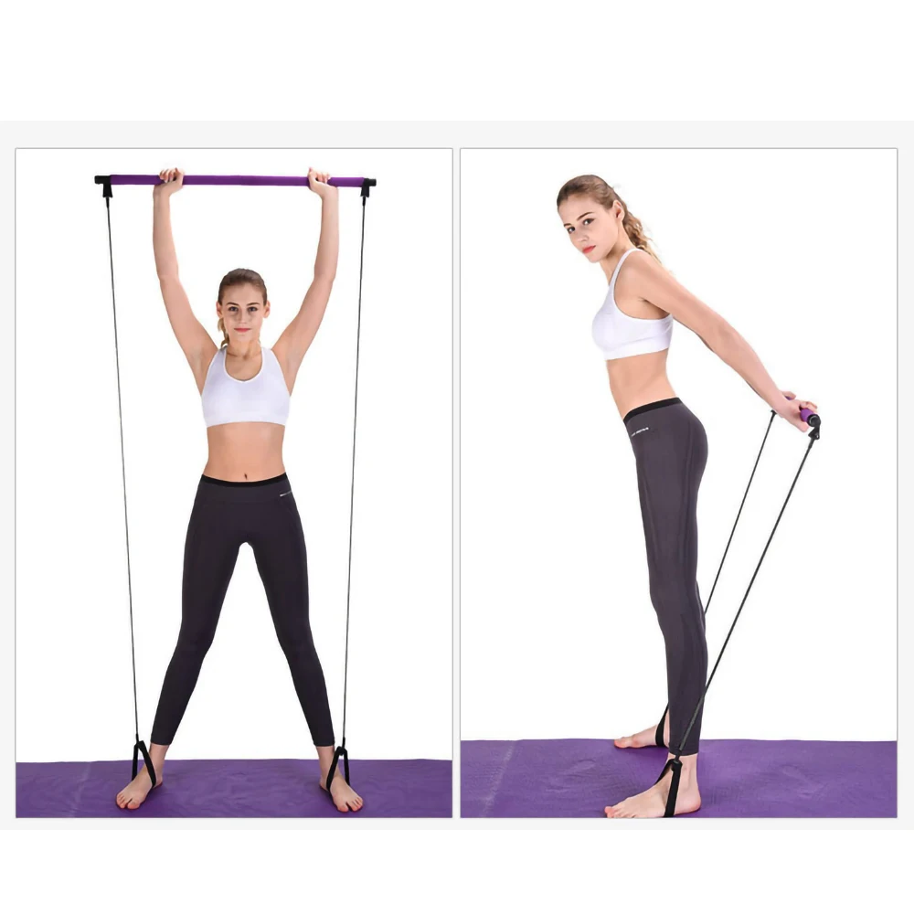 

Абдоминальные Эспандеры для пилатеса, Электронная балка для фитнеса, Эспандер для йоги, портативные штанги для дома, йоги, тренажерного зал...