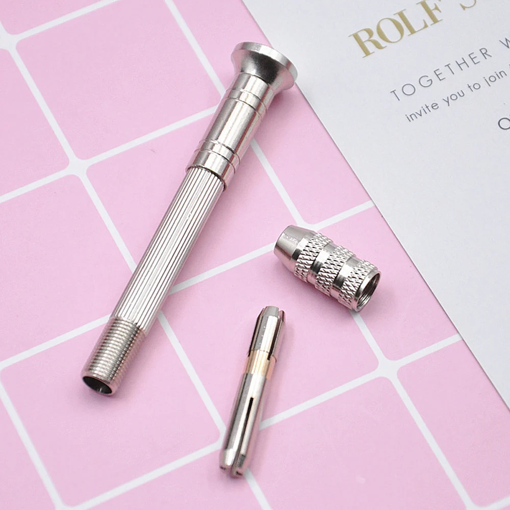 Точная ручная дрель Зажимной патрон для болтов с 10 шт. спиральные бурильные