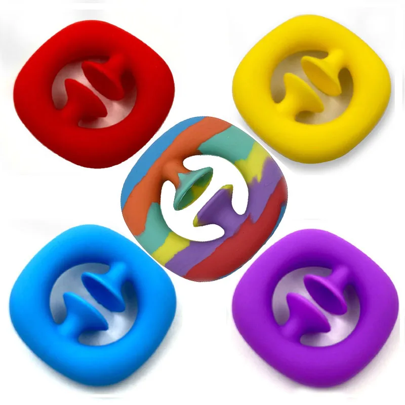 

Круглая игрушка-антистресс для взрослых и детей, сенсорная игрушка для рук и пальцев, забавная антистрессовая игрушка с простым затемнение...