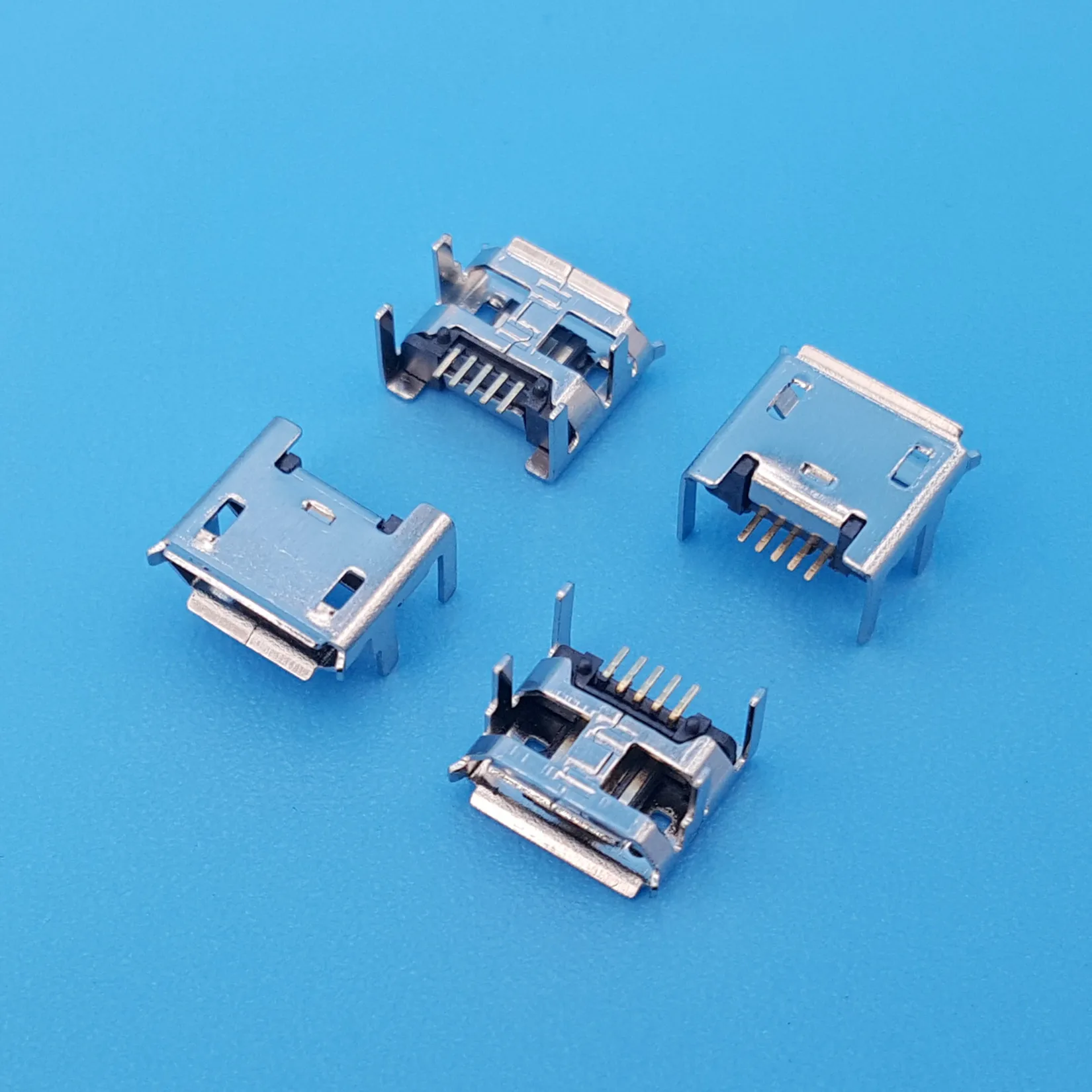 20 шт. 5 контактный разъем Micro USB Type B с 4 ножками|4 pin female connector|4 femalepin connector |