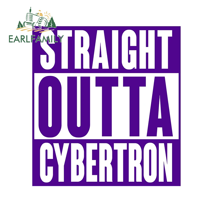 EARLFAMILY 13 см x 12 1 наклейка Sraight Out Cybertron индивидуальное украшение для автомобиля