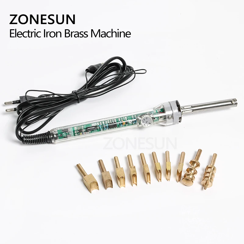 ZONESUN 10 шт. одна линия 1-8 мм кожаный край для уплотнения DIY инструмент латунный