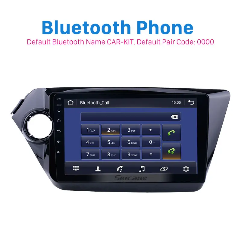 Автомагнитола Seicane 2 + 32 ГБ Android 10 0 GPS навигация мультимедийный видеоплеер din для Kia