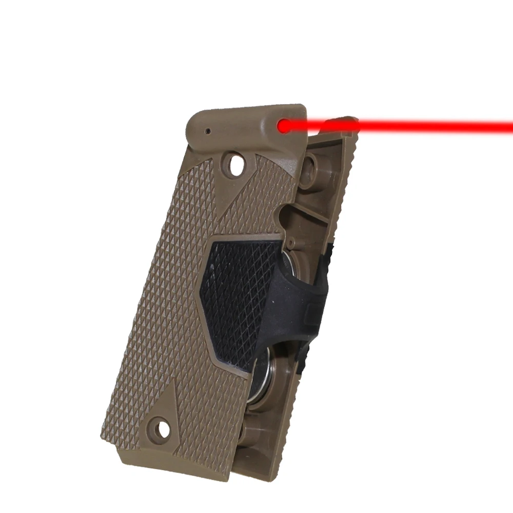 SPINA Охотничьи аксессуары на открытом воздухе 1911 ручка Красный лазерный прицел