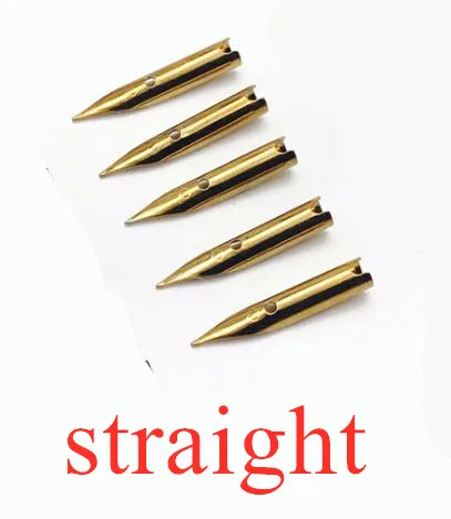 

Перьевые ручки 5 шт., золотые чернила, средний наконечник