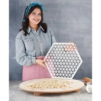 English Manti Maker Press Patty Dumpling Pie Kitchen Supplies Winder Cutter Tool Kit Gift Utensil Appliance Baking Accessory