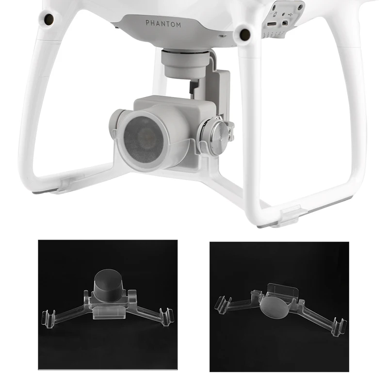 Для DJI Phantom 4 Pro Drone Gimbal Lock Buckle Holder Замена PTZ Camera Lens Cap Protector for P Accessories | Электроника