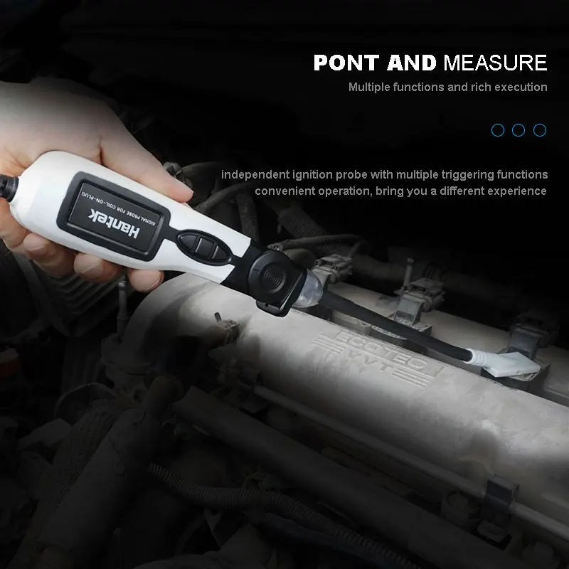 Форма сигнала Зажигания Автомобильного Двигателя Hantek HT25COP с осциллографом на