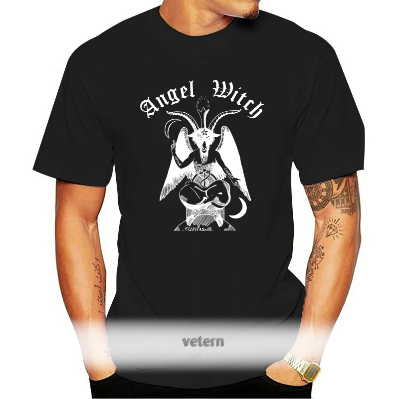 

Angel Witch Baphomet Unisex T-Shirt Screamin N Bleeding Frontal Assault
