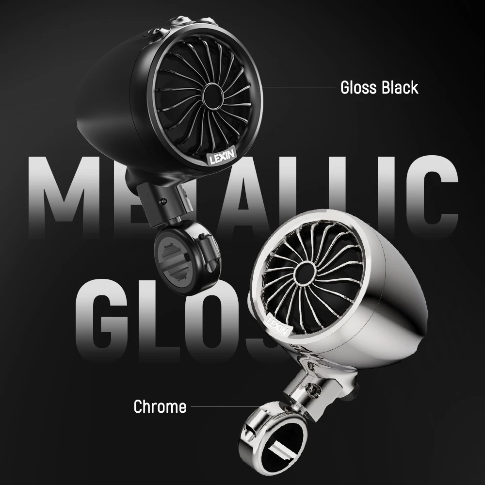 Мотоциклетные аксессуары Lexin динамики Q3 USB FM функция Bluetooth 5 1 IP67 водонепроницаемый