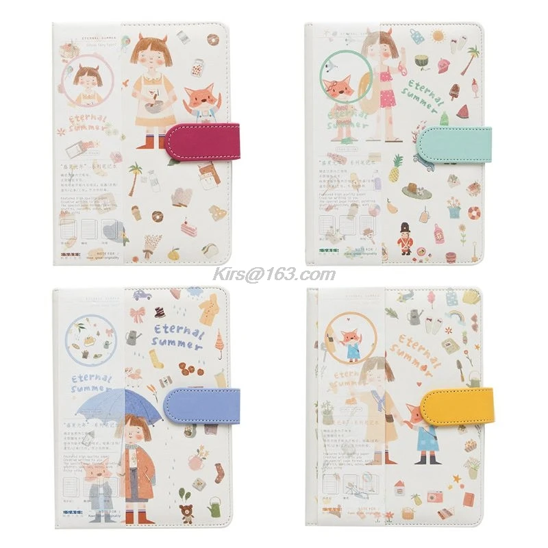 

А5 симпатичный мультяшный блокнот, кожаный дневник, дневник, планировщик, Дневник для путешественников