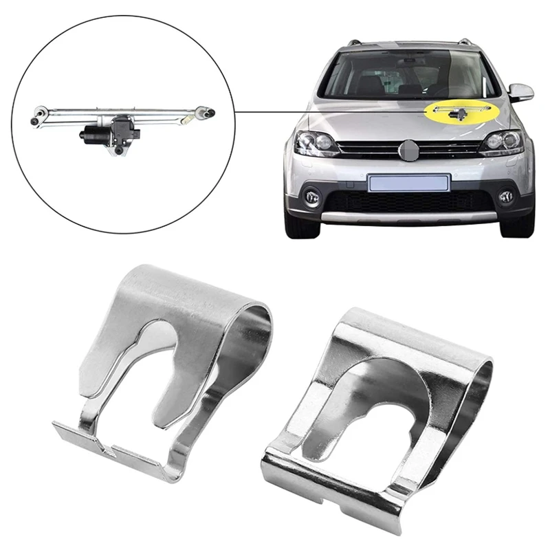 

Wiper Linkage Repair Clip 4Pcs Wiper Linkage Motor Repair Clip Windshield Linkage Rods Arms Link Repair Clips
