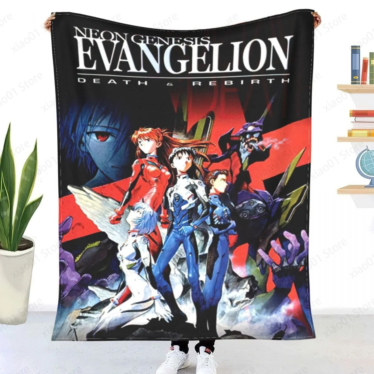 

Angelion-Manta de Sherpa, ropa de cama, suave