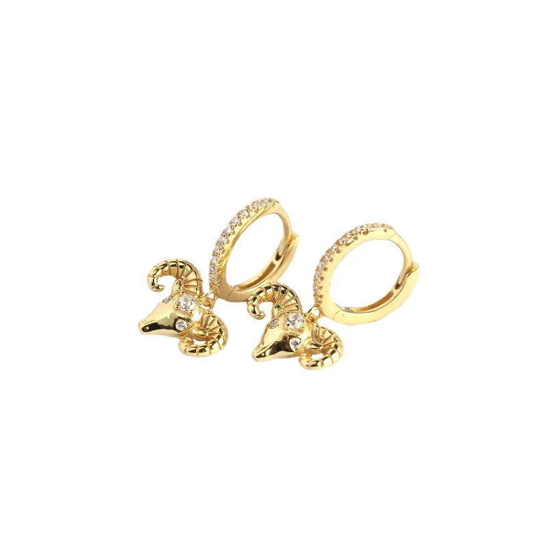 

EURopean Hot Cute Romantic 100%925 Sterling Silver Crystal Hoop Earrings for Ladies Jewelry Fashion Trendy