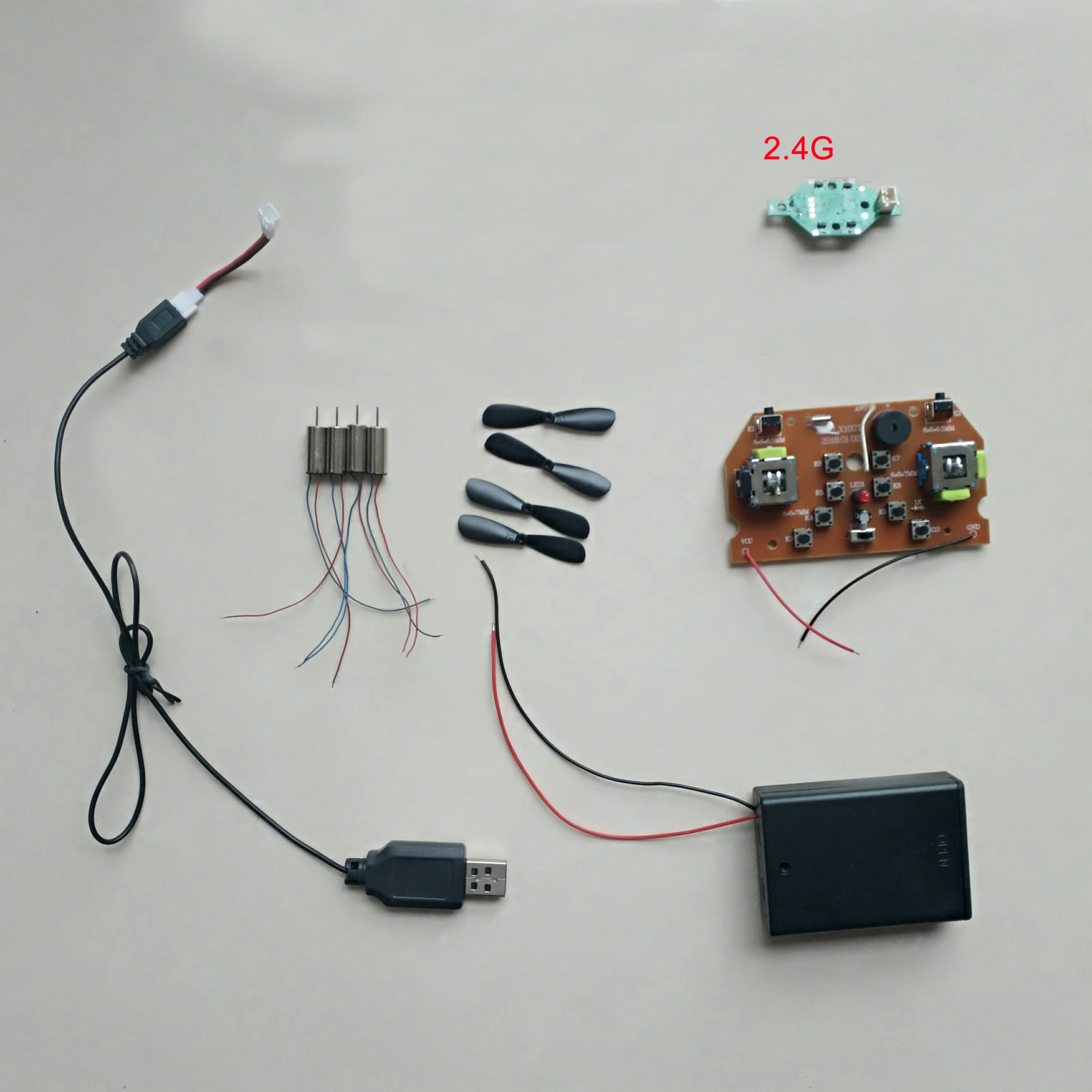 2 4G DIY Модель Mini RC самолет/Квадрокоптер/Мультикоптер запчасти приемник
