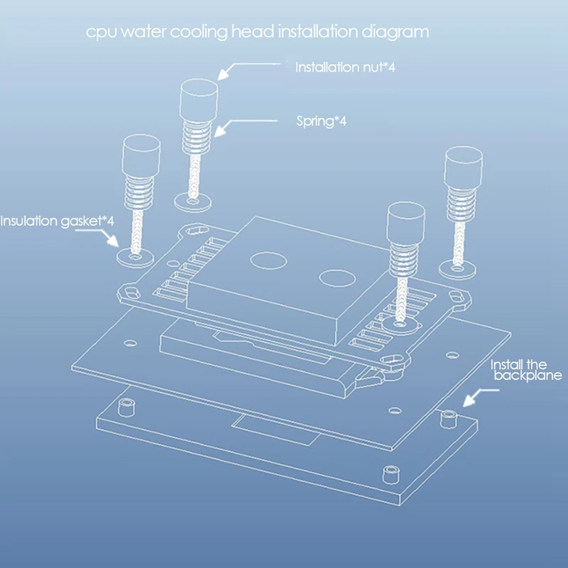 

Computer CPU Water Cooling Head Temperature Display UPR-2018 Motherboard AURA Synchronous AM2/AM3/AM3+/AM4