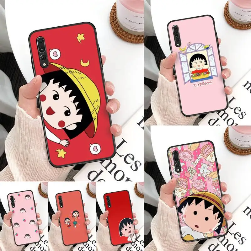 

Cartoon Chibi Maruko-chan Phone Case For Huawei P9 P30 P10 P20 lite Plus Pro P40lite Psmart Silicone Capa