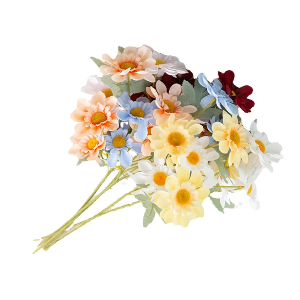 1 шт. искусственные полированные хризантемы свадебная композиция цветы сделай