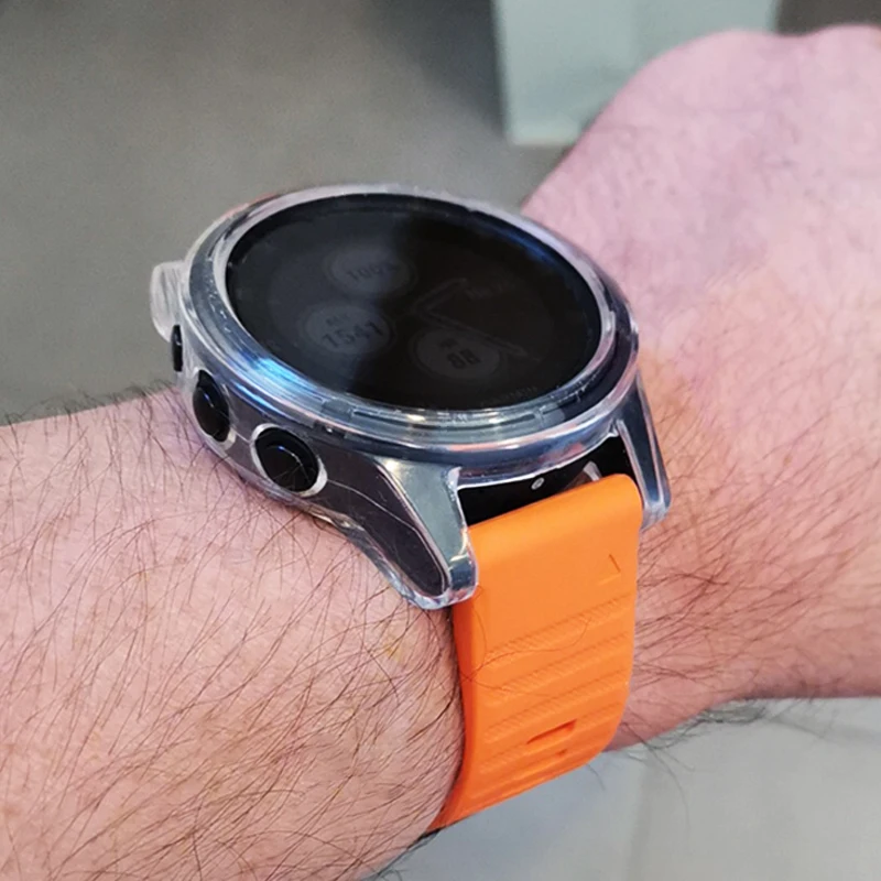 

Soft Silicone Protective Case Cover For Garmin Fenix 5 5S 5X Plus Crystal Clear TPU Case For Forerunner 245 Watch Accessories