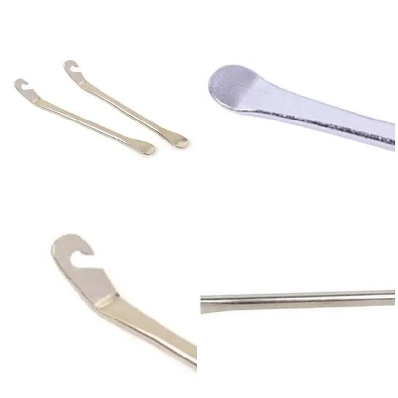 

Stainless Steel Curved Tyre Tire Lever Repair Bicycle Bike Bicycle Tools Tire Repairing Tool JC