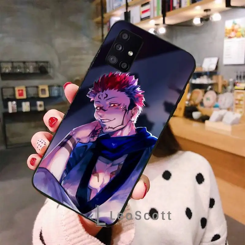 

Jujutsu Kaisen Ryomen Satoru anime Phone Case for samsung galaxy s21 s20 fe s10 s9 s8 s30 note 20 10 ultra plus pro lite 5G