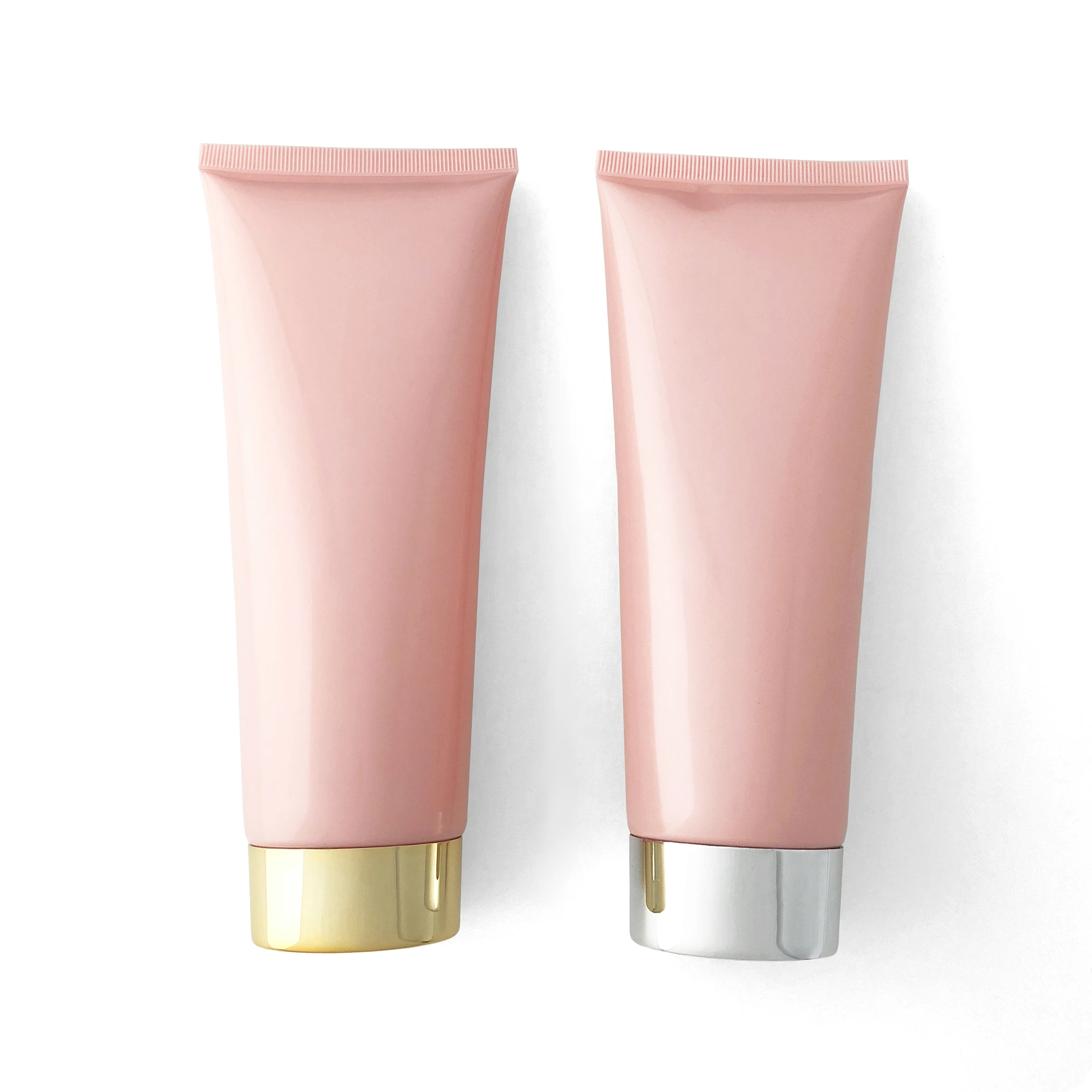 

200ml Pink Plastic Bottles For Hand Cream, Unguent Containers 200g Flip Lid /Screw Cover Cleansing Cream Empty Packaging Tube